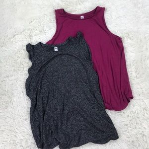 Lot of 2 old navy luxe xl soft stretch tanks